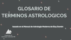 glosario terminos astrologicos