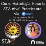 Curso Astrología Horaria STA nivel Practicante 14/1/25