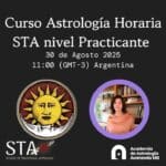 Curso Astrología Horaria STA nivel Practicante 30/8