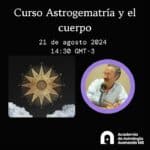 Curso Astrogematría y el cuerpo 21/8