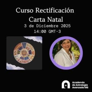 Curso Rectificación carta natal 3/12