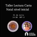 Taller práctica lectura carta nivel inicial 31/7