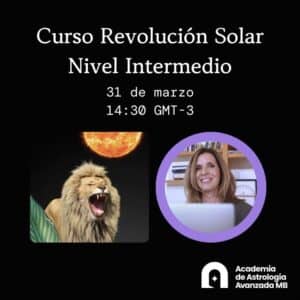 Curso Revolucion Solar Nivel Intermedio 31/3
